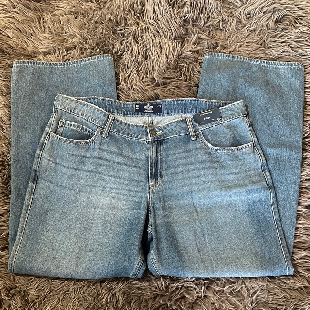 Hollister Blue Flare & Wide Leg Jeans new with tags